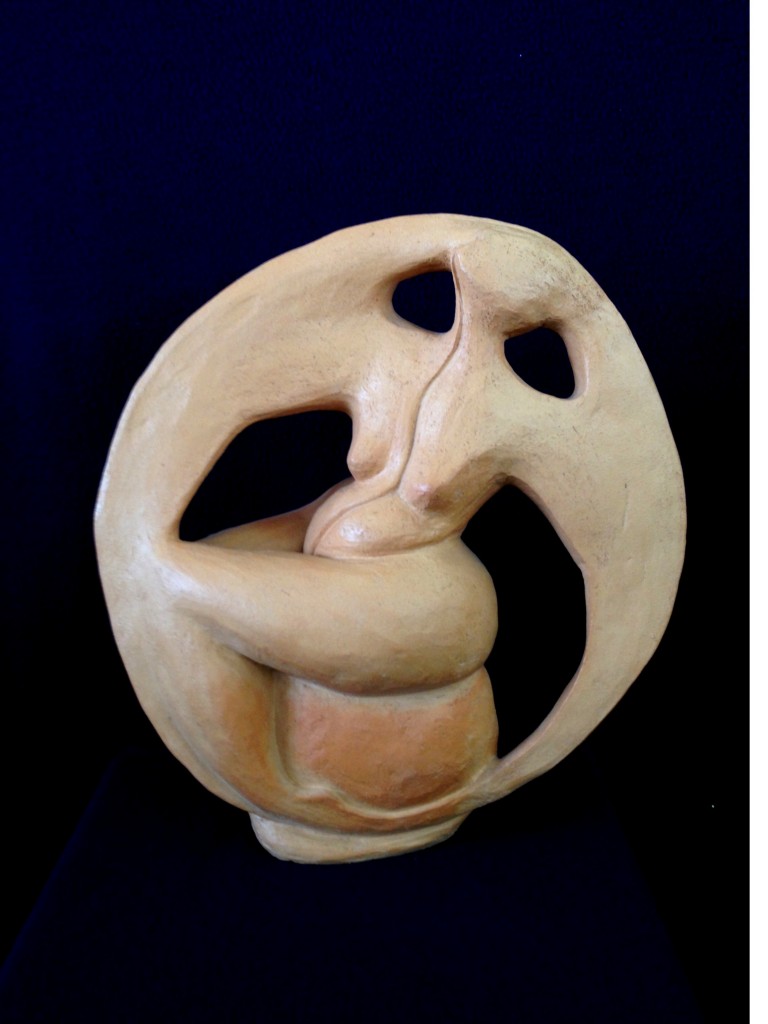 Spin Cycle, terracotta, 14x14, 2005