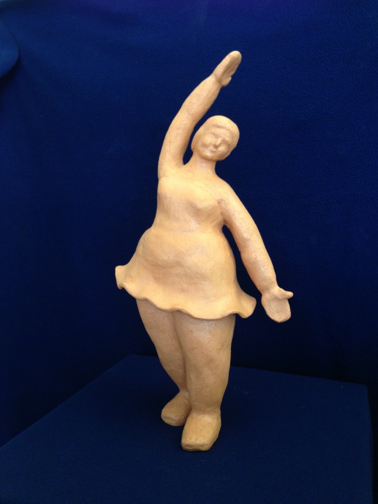Ballerina Dreaming  terracotta,  16x4, 2014