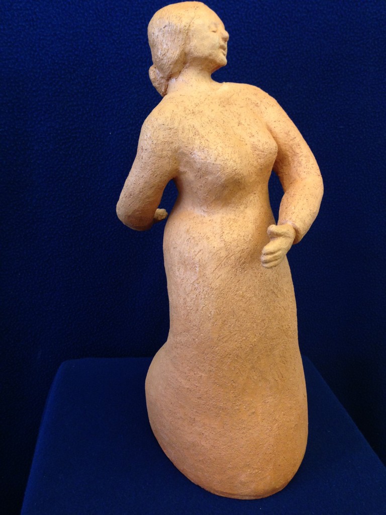 The Dancer, terra cotta, 14x4, 2014