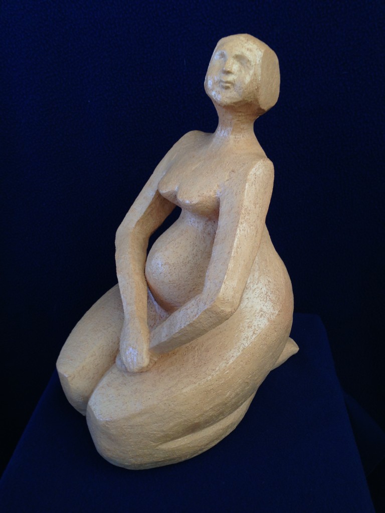 Waiting,  terra cotta, 20x7, 2014
